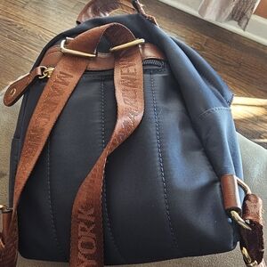 Stylish Navy and Brown Bag